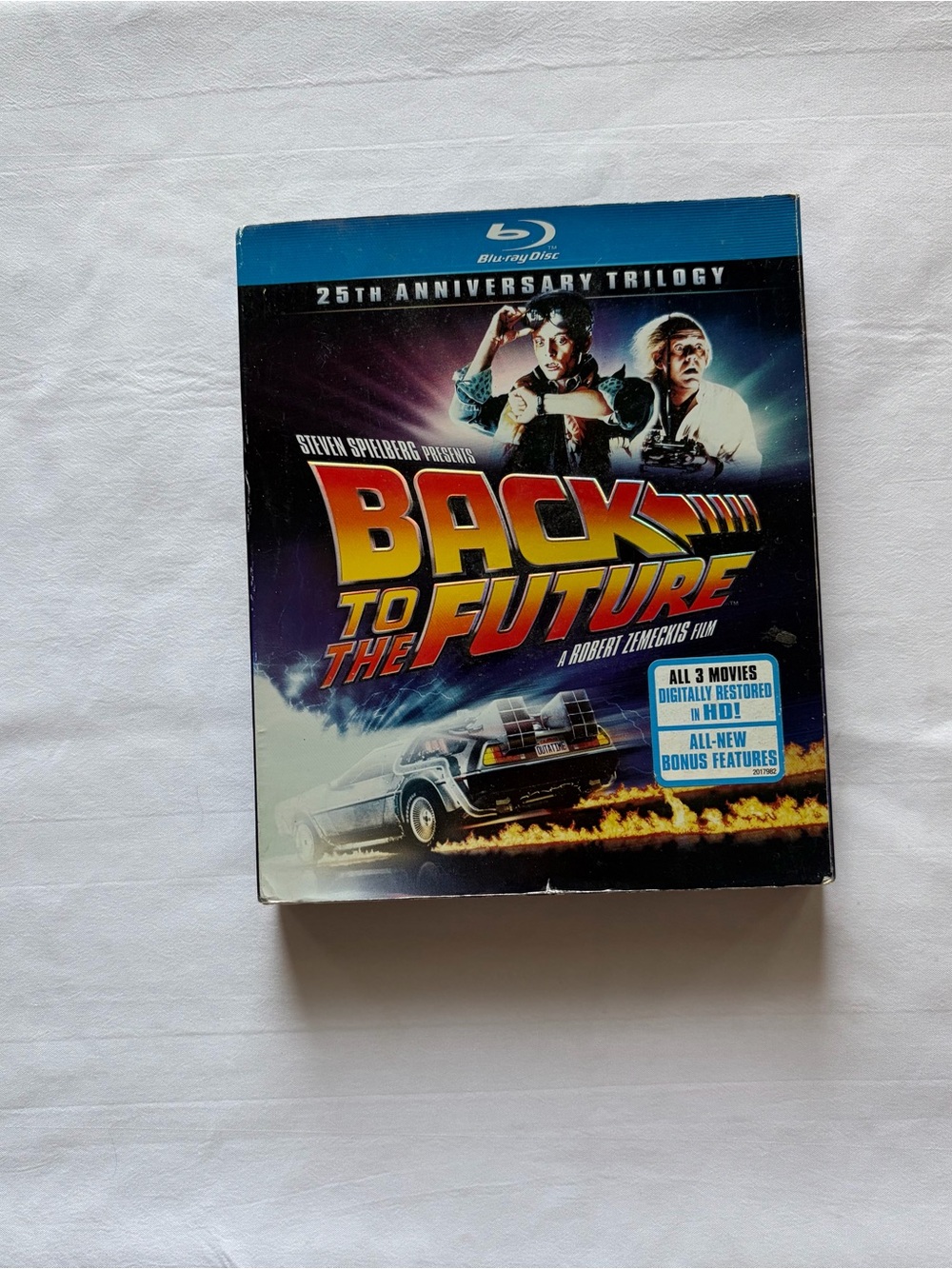 Back To The Future 25th Anniversary Movie Trilogy (3) Blu-Ray Disc Set